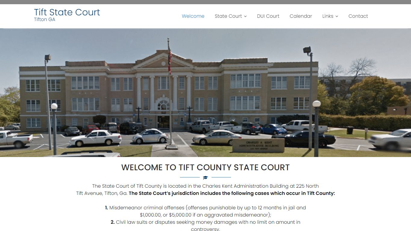 Welcome | Tift State Court